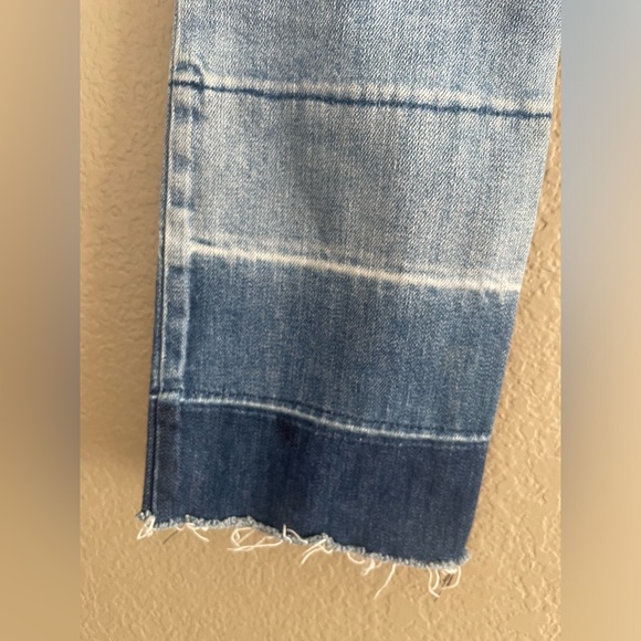 Pistola Stayin Alive ombré hem crop jeans, size 25 - Picture 3 of 8